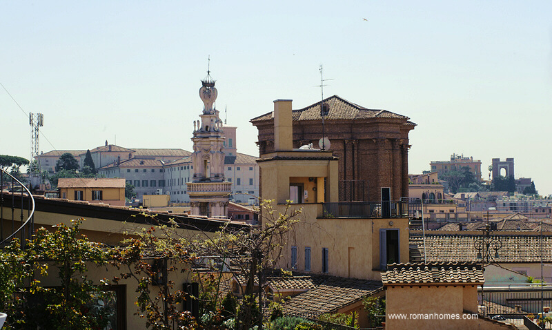 The Quirinale Palace and the Church of Sant'Andrea delle Fratte